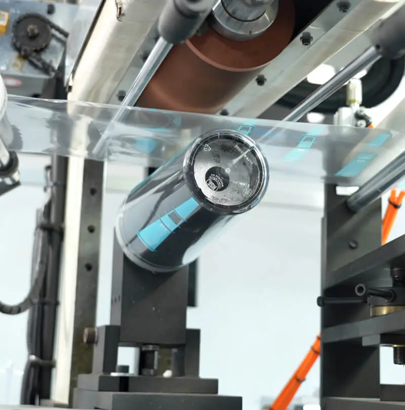 AMP secondary finishing operation applying decoration to a molded part