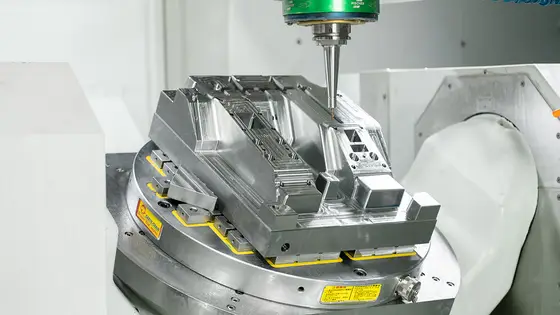 Precision injection molding production at AMP