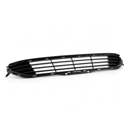 AMP injection-molded automotive radiator grille with chrome-ready surface finish for Tier 1 suppliers