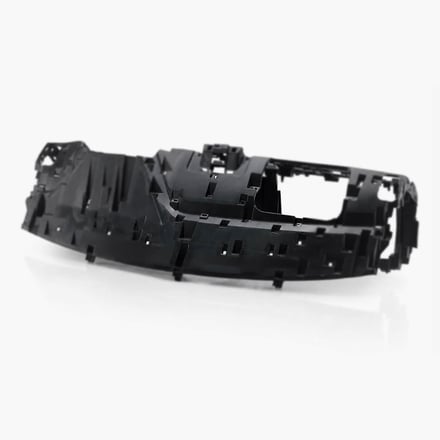 AMP injection-molded automotive interior plastic component for OEM and Tier 1 applications