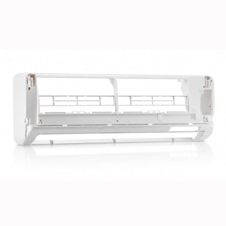 AMP injection-molded air conditioner indoor unit housing with front panel and louvre assembly for home appliance OEM programs